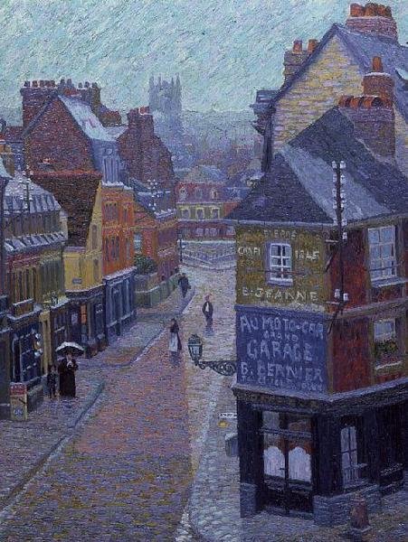 fransk stad av Charles Ginner