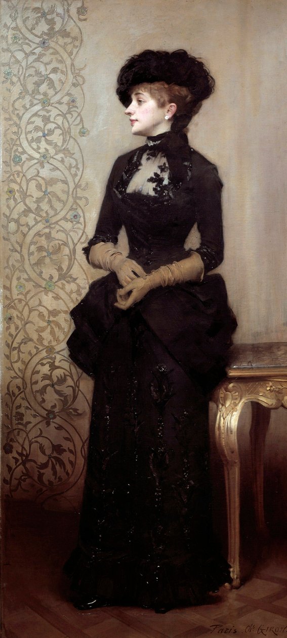 The Parisian av Charles Giron (1850-1914) 1883 (målning) av Charles Giron