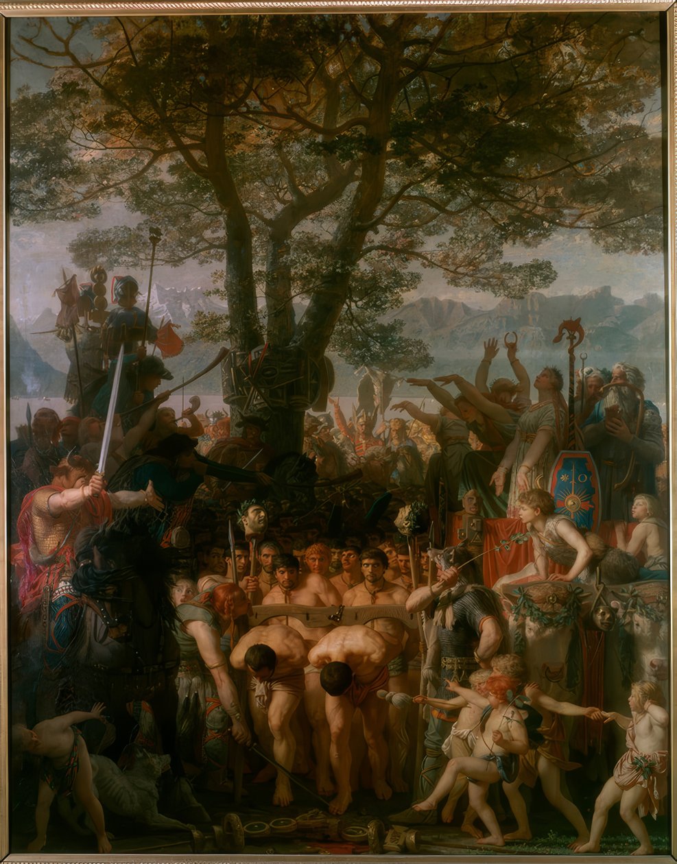Romarna under oket av Charles Gleyre