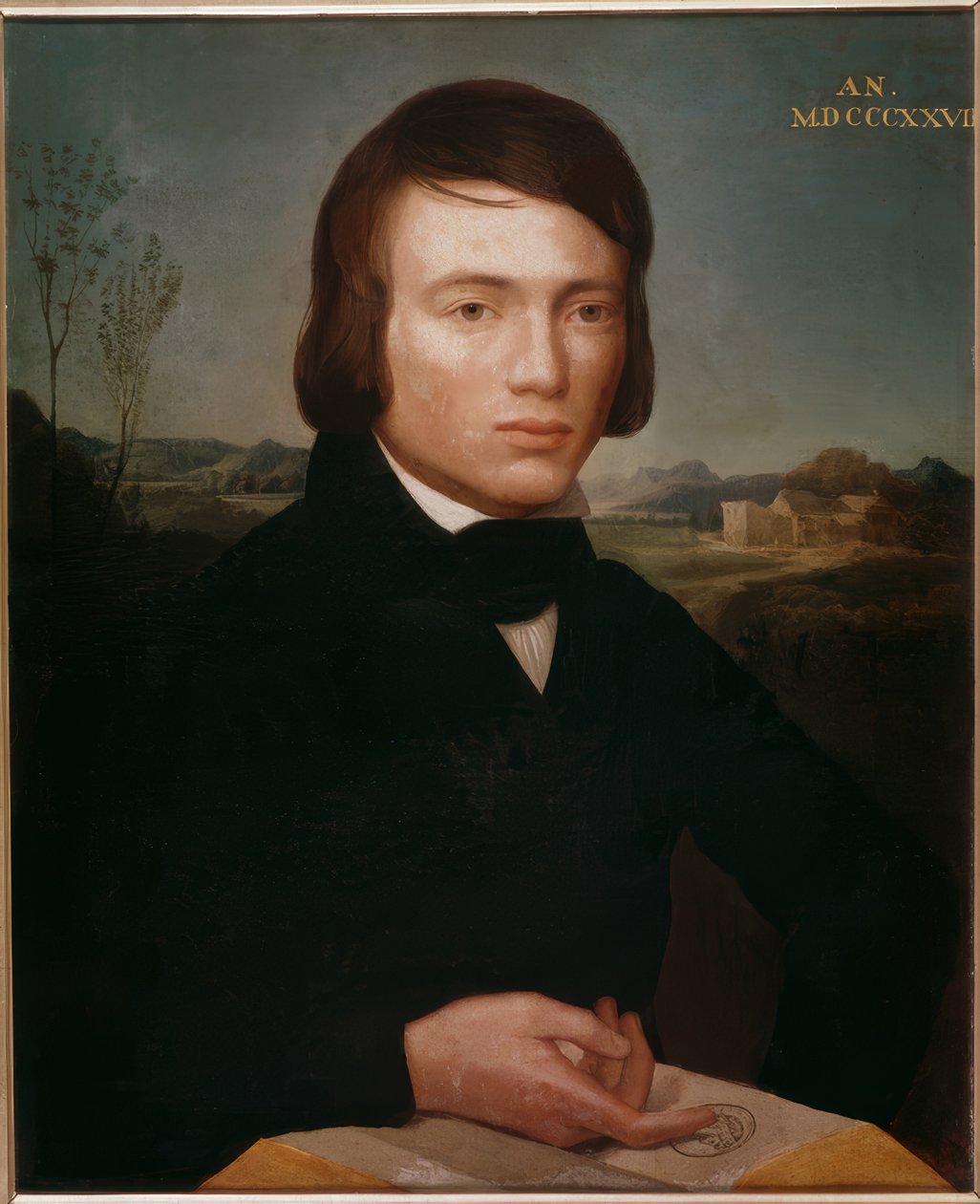 Självporträtt Charles Gleyre av Charles Gleyre