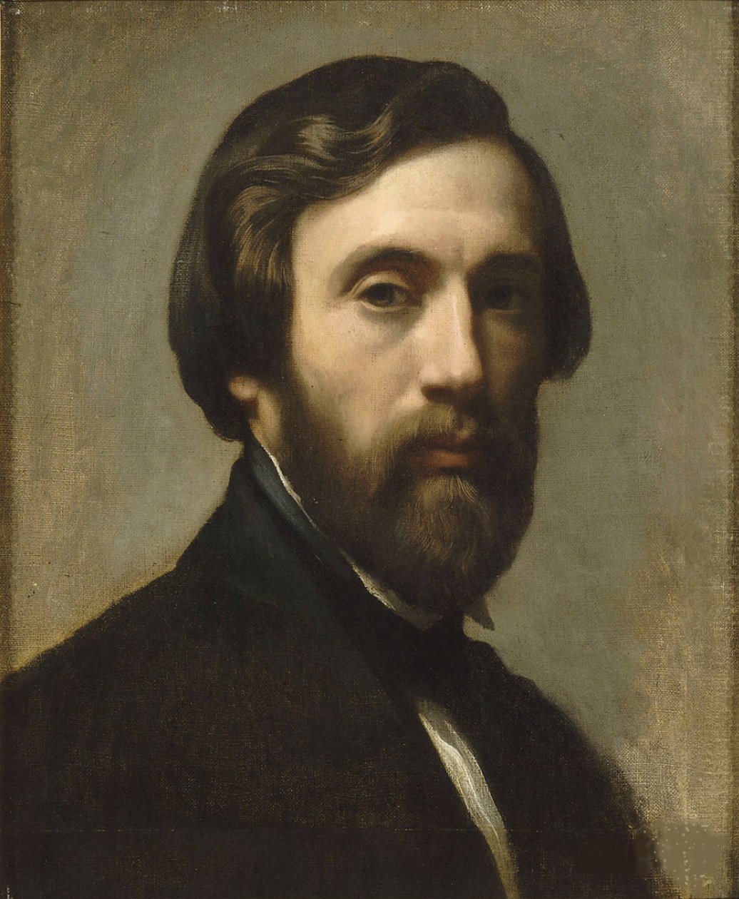 Självporträtt, 1841 av Charles Gleyre