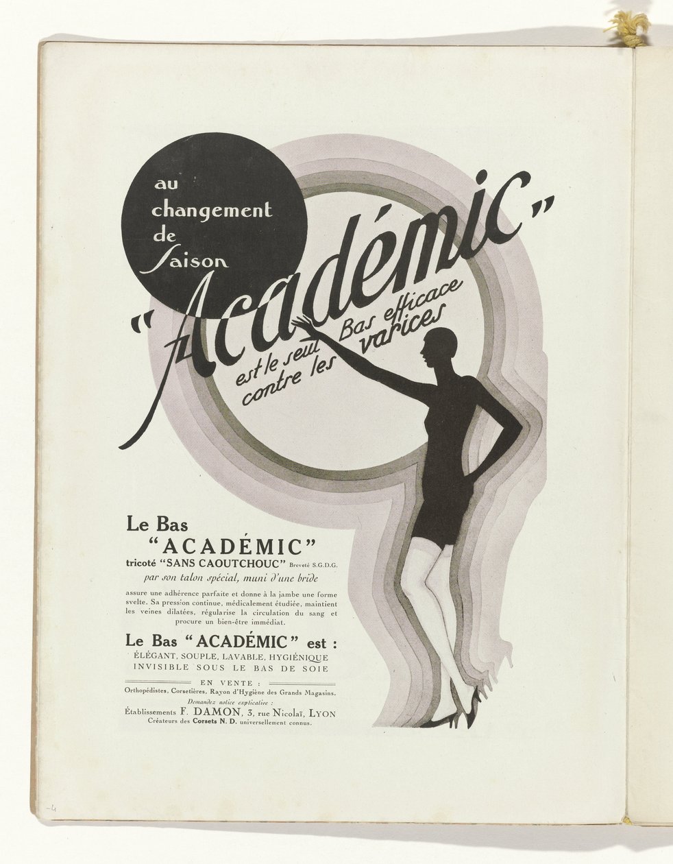 Konst - Smak - Skönhet, Broschyrer av feminin elegans, maj 1929, nr 105, 9:e året, sid. 4 av Charles Goy