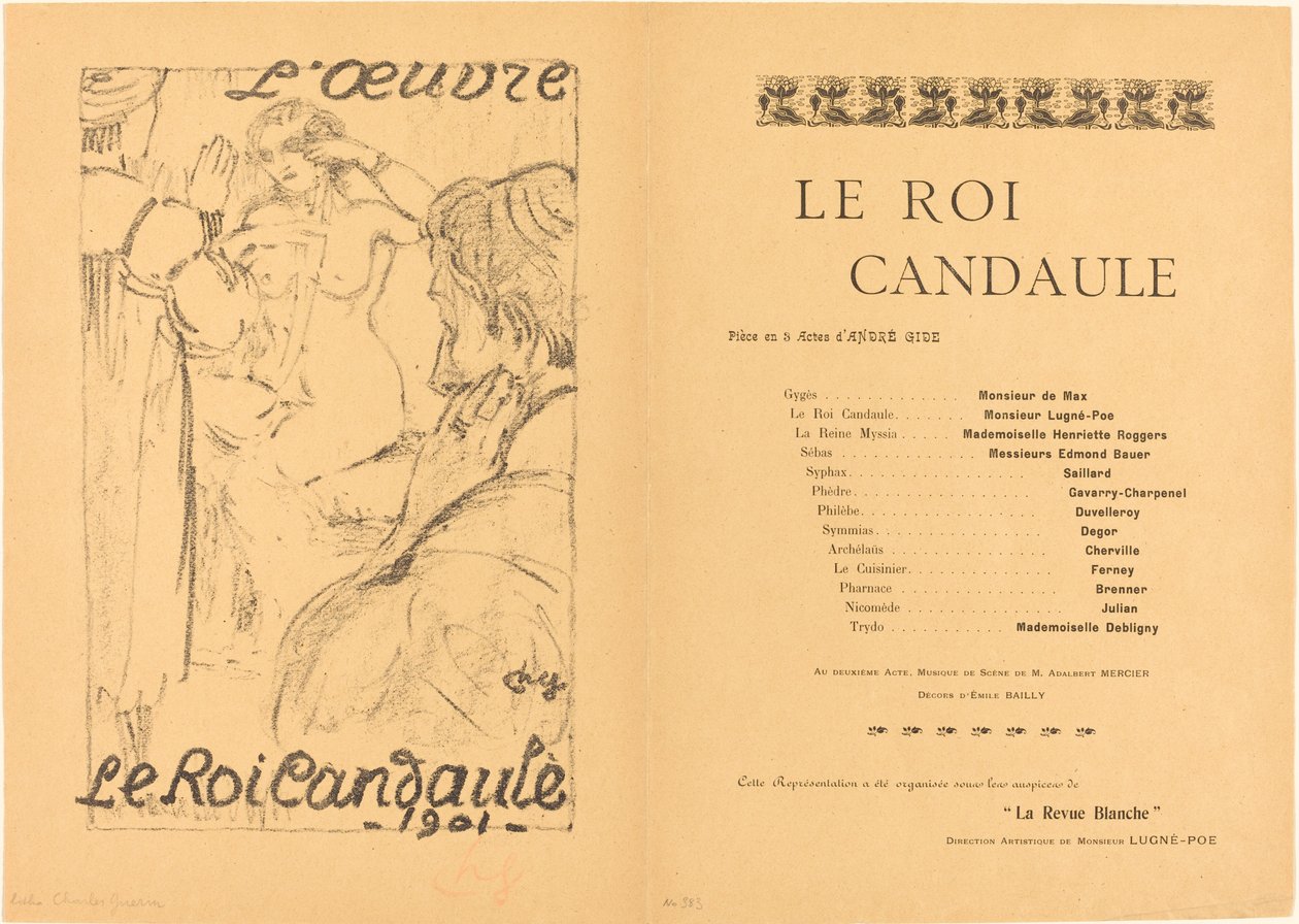 Kung Candaule av Charles Guerin