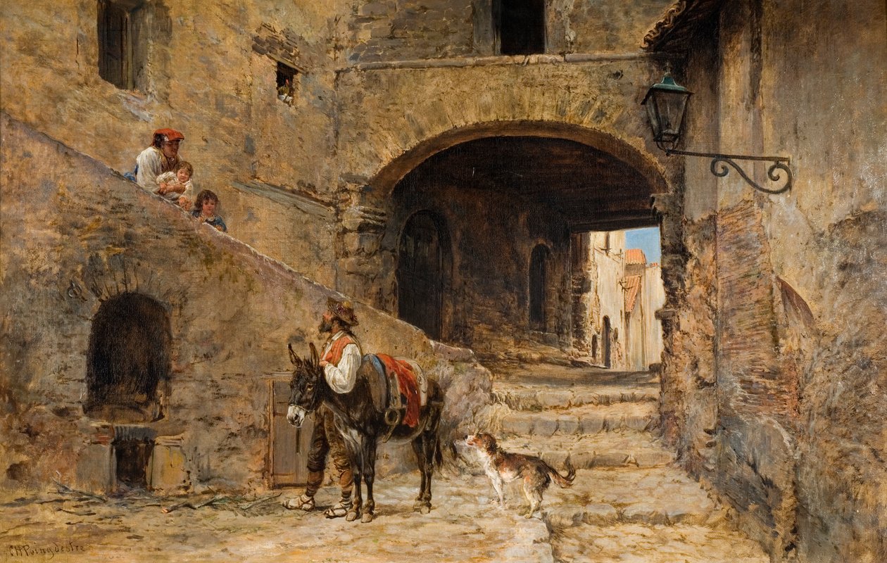 Anticoli Corrado i Sabinebergen, 1883 av Charles H. Poingdestre