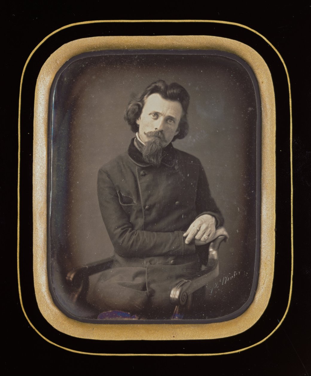 Porträtt av en sittande man av Charles H. Winter