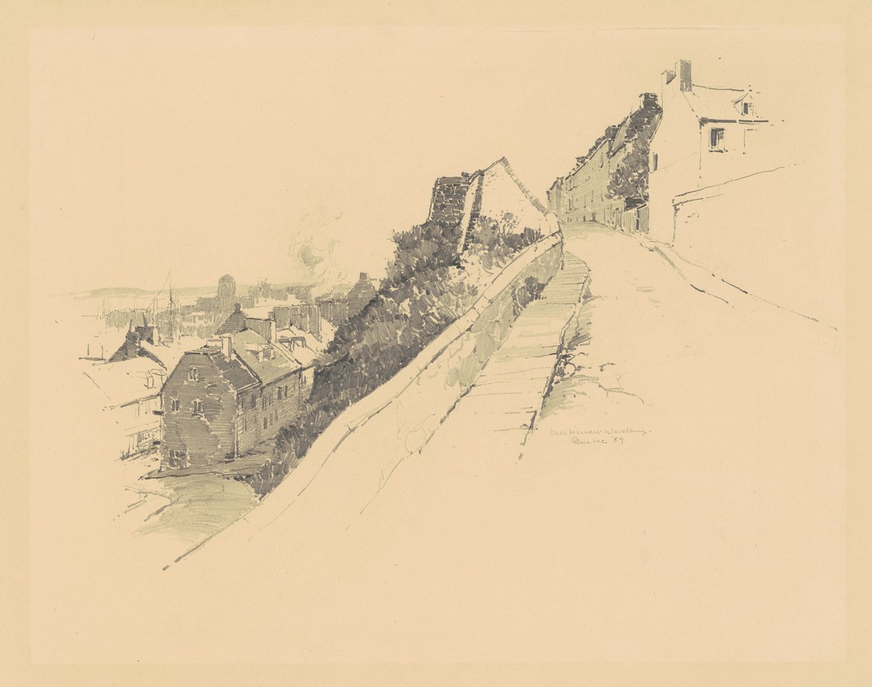 Nära Hope Gate, Quebec av Charles H. Woodbury