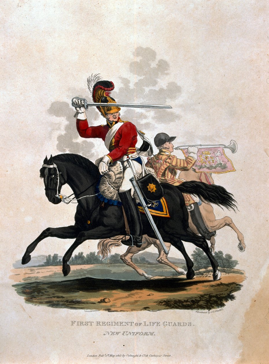 Soldat från First Regiment of Life Guards, från 