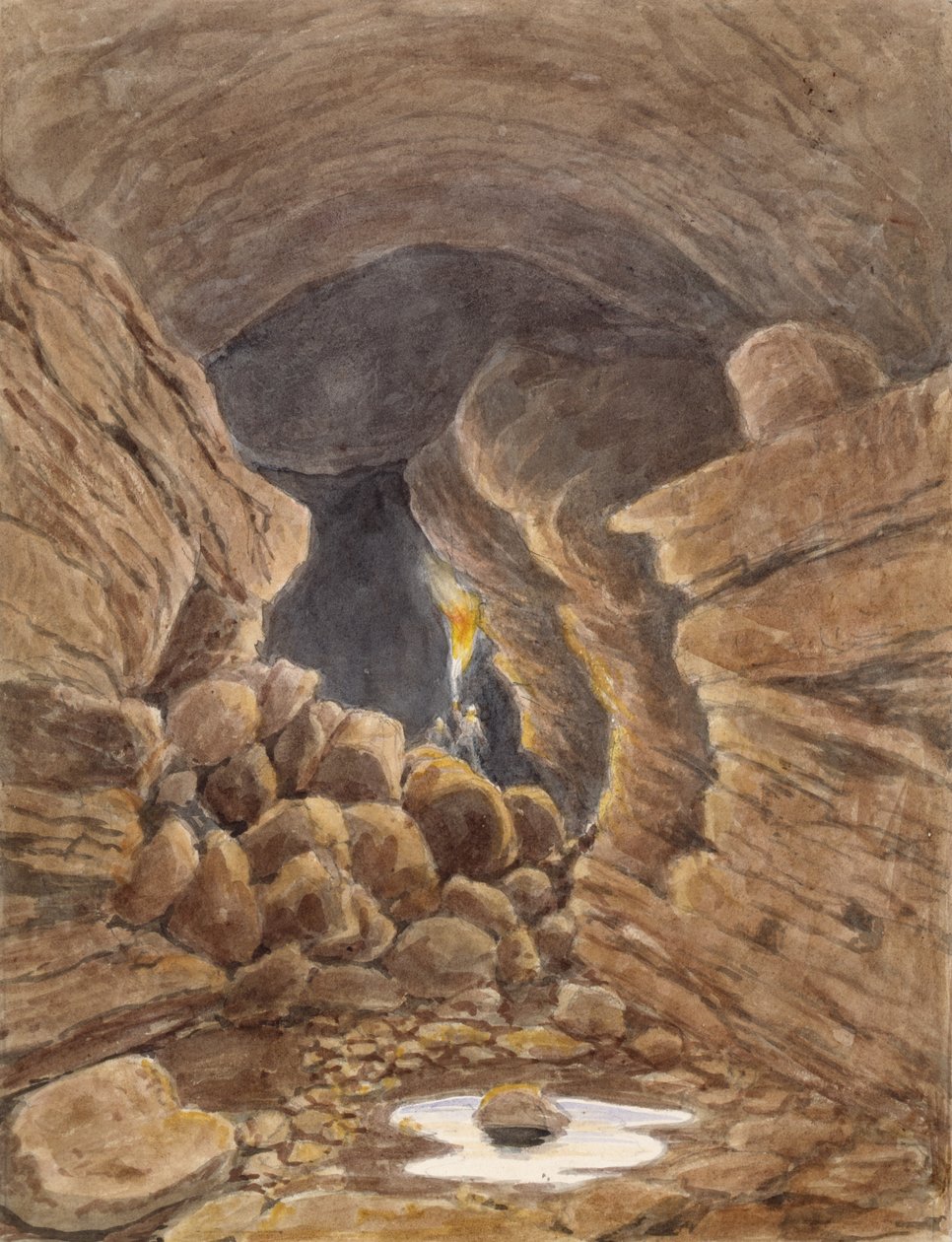 Views, Northern Europe, Volym 1 (wc och grafit på papper) av Charles Hamilton Smith