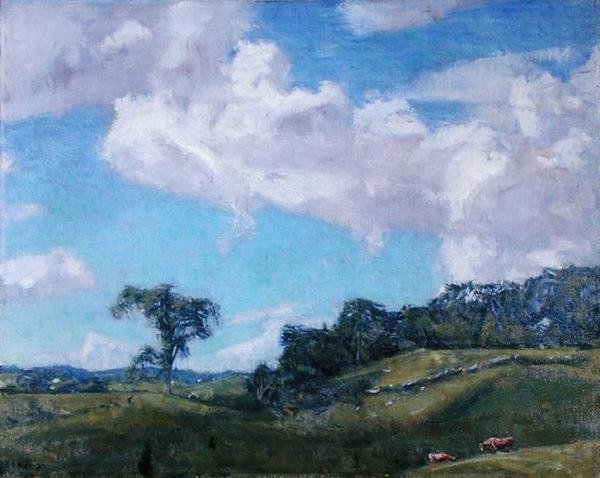 Clearing Off (olja på duk) av Charles Harold Davis