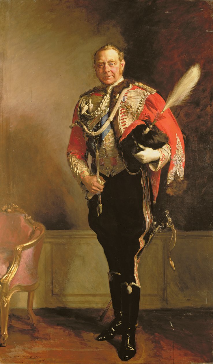 Porträtt av Hugh Cecil Lowther, 5:e Earl of Lonsdale, 1916 av Charles Haslewood Shannon