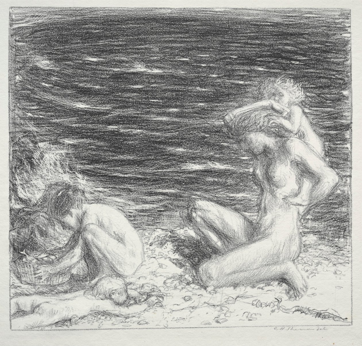 Hav och bris, 1894. av Charles Haslewood Shannon