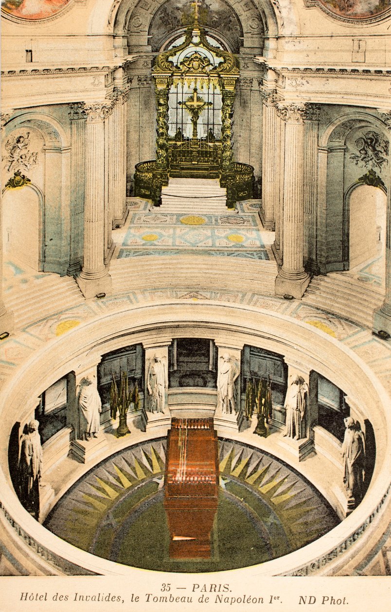 Vykort/Napoleon I/Invalides/Paris/Seine/Ile de France/Frankrike av Augustus Kollner