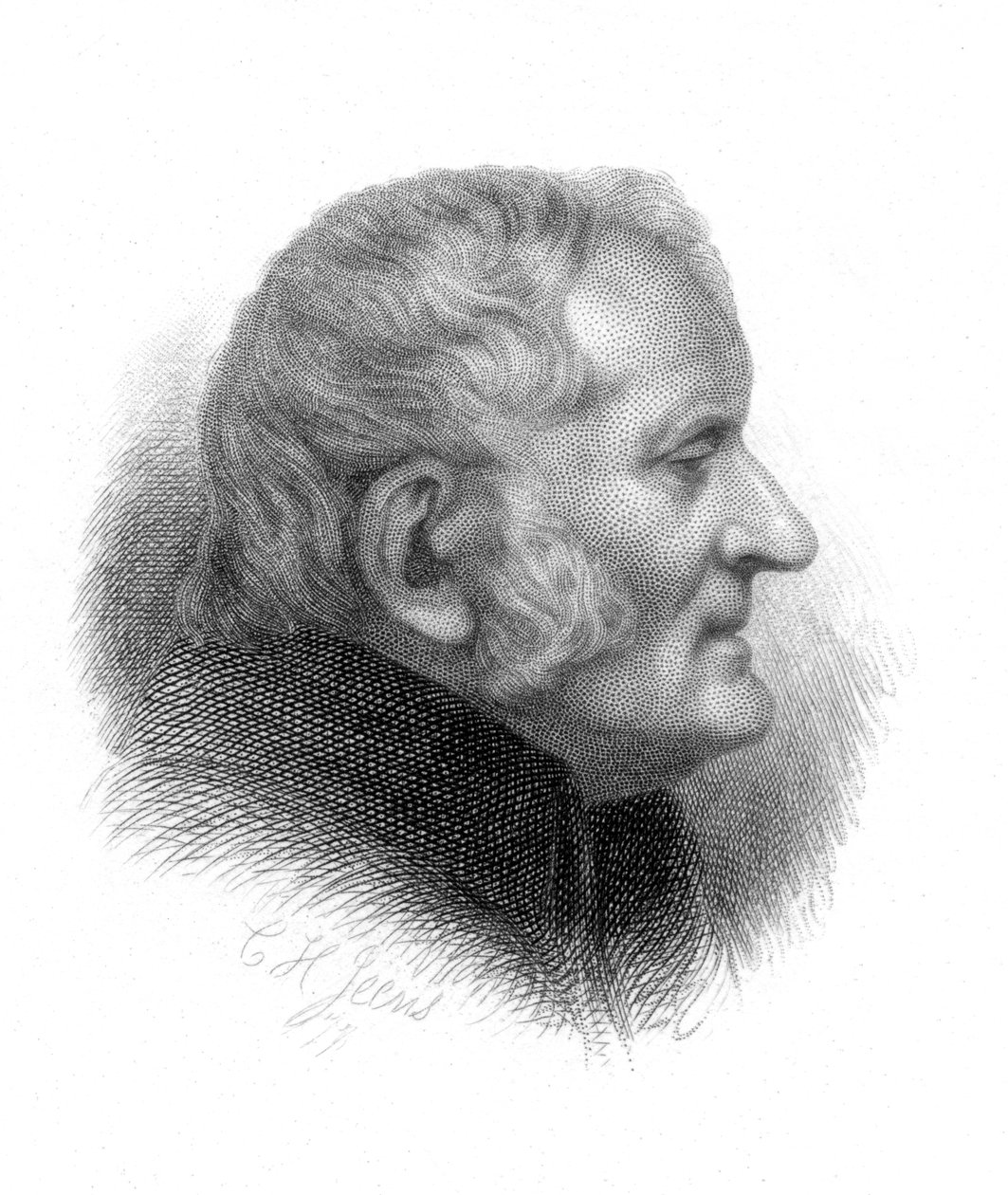 John Dalton, brittisk kemist, 1800-talet av Charles Henry Jeens