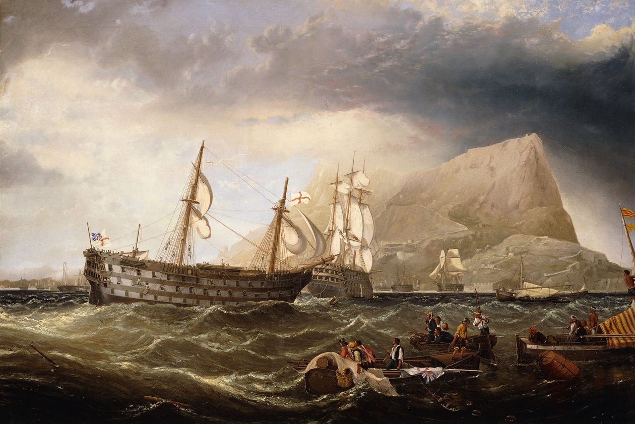 Frakt från Gibralter, 1877 av Charles Henry Miller