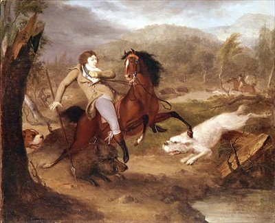 En galtjakt av Charles Henry Schwanfelder