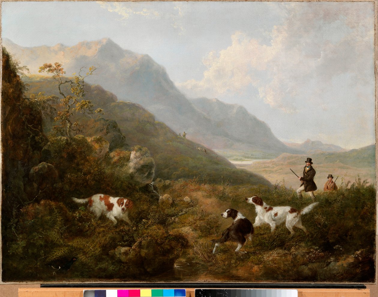 Grouse Shooting i höglandet av Charles Henry Schwanfelder