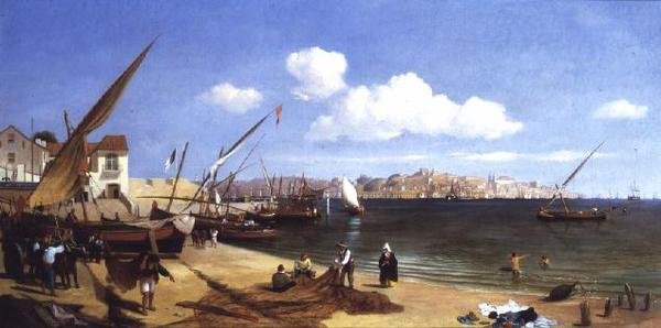 Hamnen, Lissabon av Charles Henry Seaforth