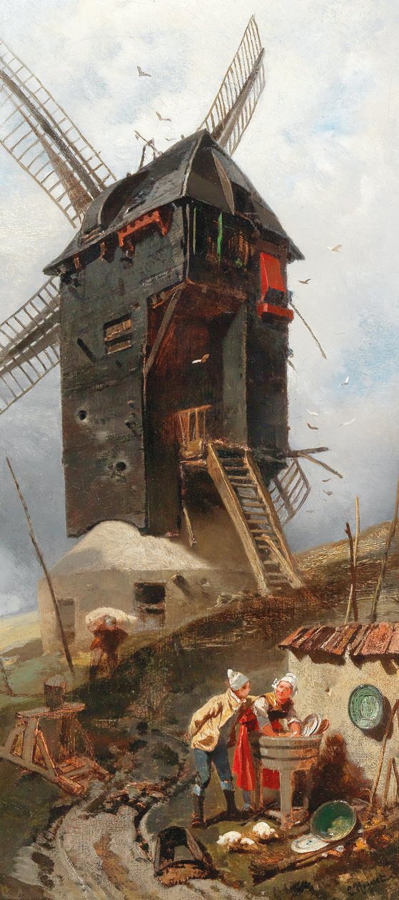 Vid väderkvarnen av Charles Hoguet