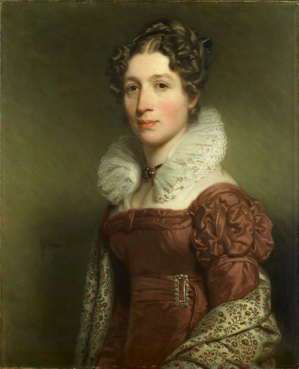 Jacoba Vetter (1796-1830), hustru till Pieter Meijer Warnars, bokhandlare i Amsterdam av Charles Howard Hodges