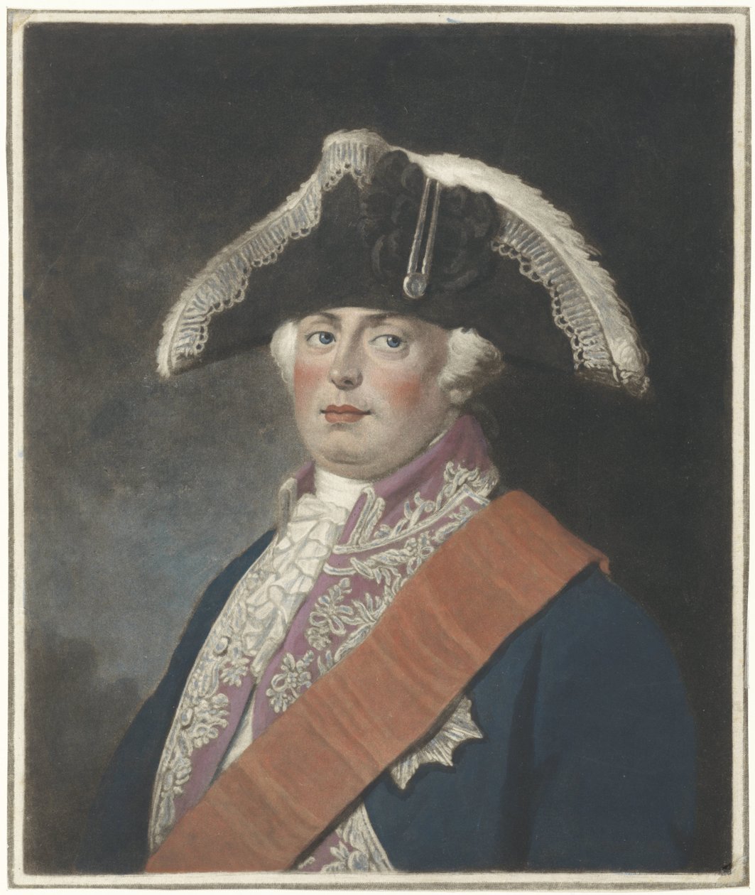Porträtt av Fredrik Vilhelm II, kung av Preussen av Charles Howard Hodges