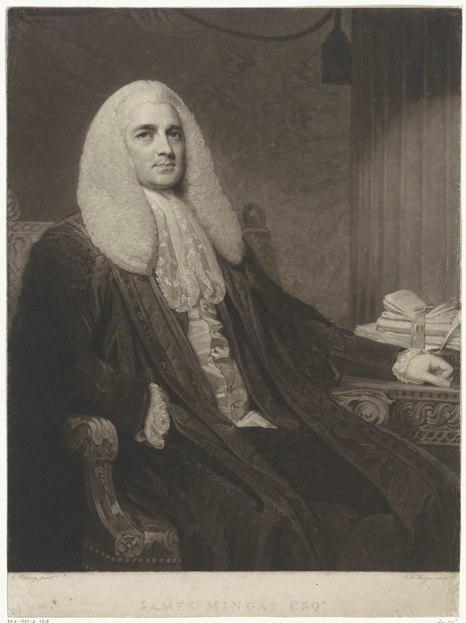 Porträtt One James Meige av Charles Howard Hodges