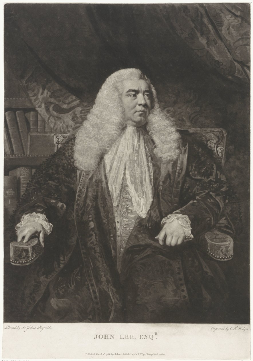 Porträtt av John Lee av Charles Howard Hodges