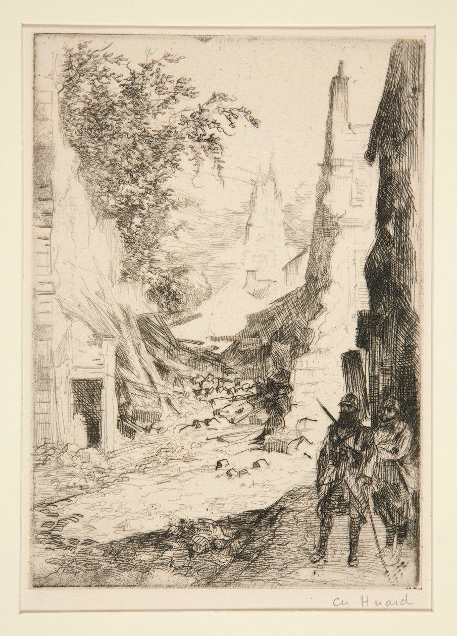 Vy över St. Jean des Vignes av Charles Huard