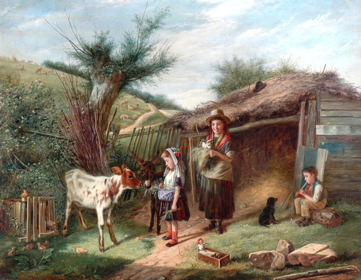 Husdjuren, 1838 av Charles Hunt