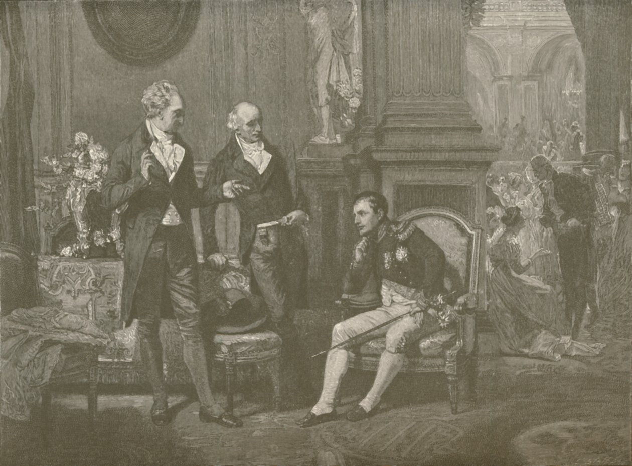 Napoleon, Goethe och Wieland, 1808, 1896 av Charles J. State