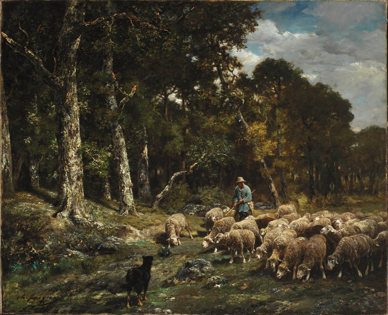 Flocken av Charles Jacque