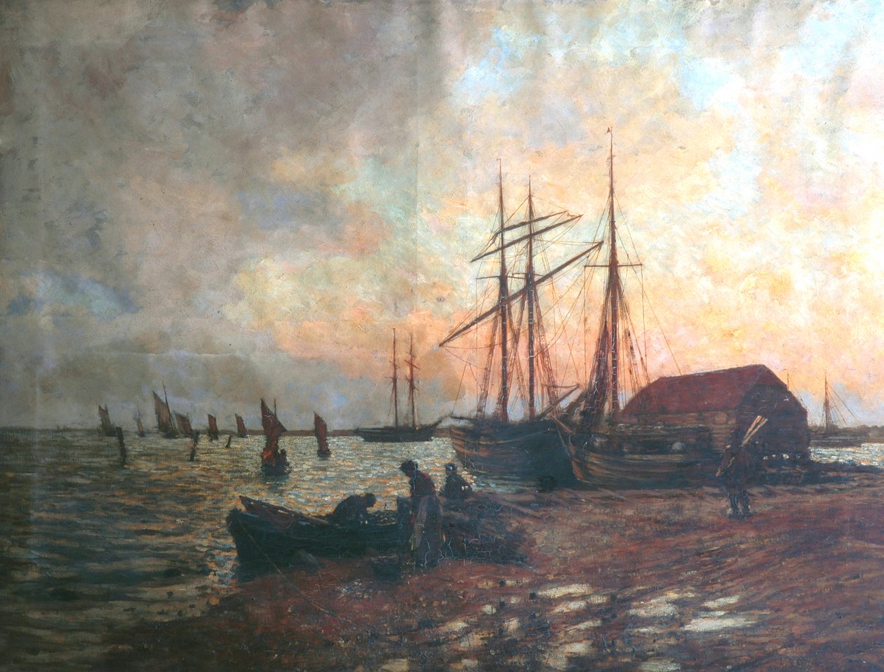 Återgång av båten, Shoreham av Charles James
