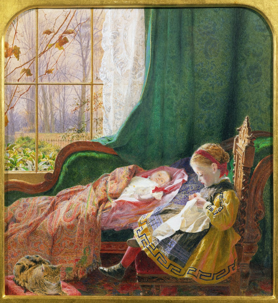 Happy Days (blandade media) av Charles James Lewis