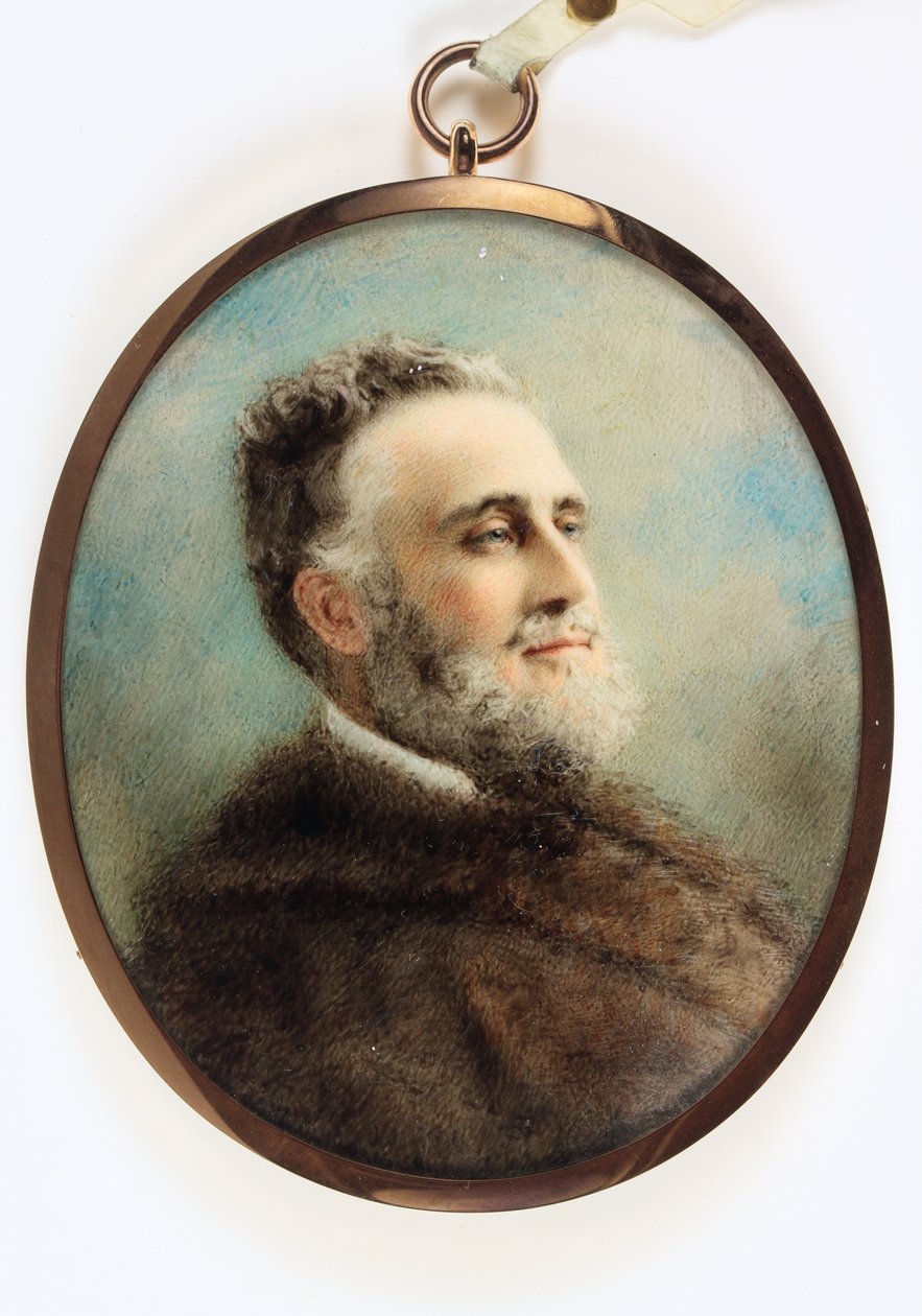 Generallöjtnant Arthur Cavendish Bentinck (emalj) av Charles James Turrell