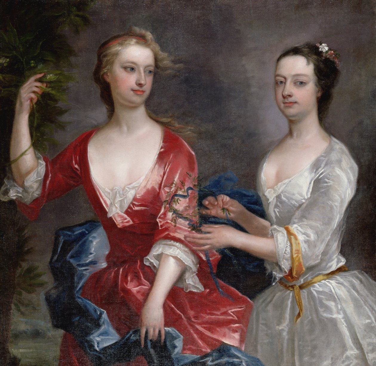 Martha och Teresa Blount av Charles Jervas