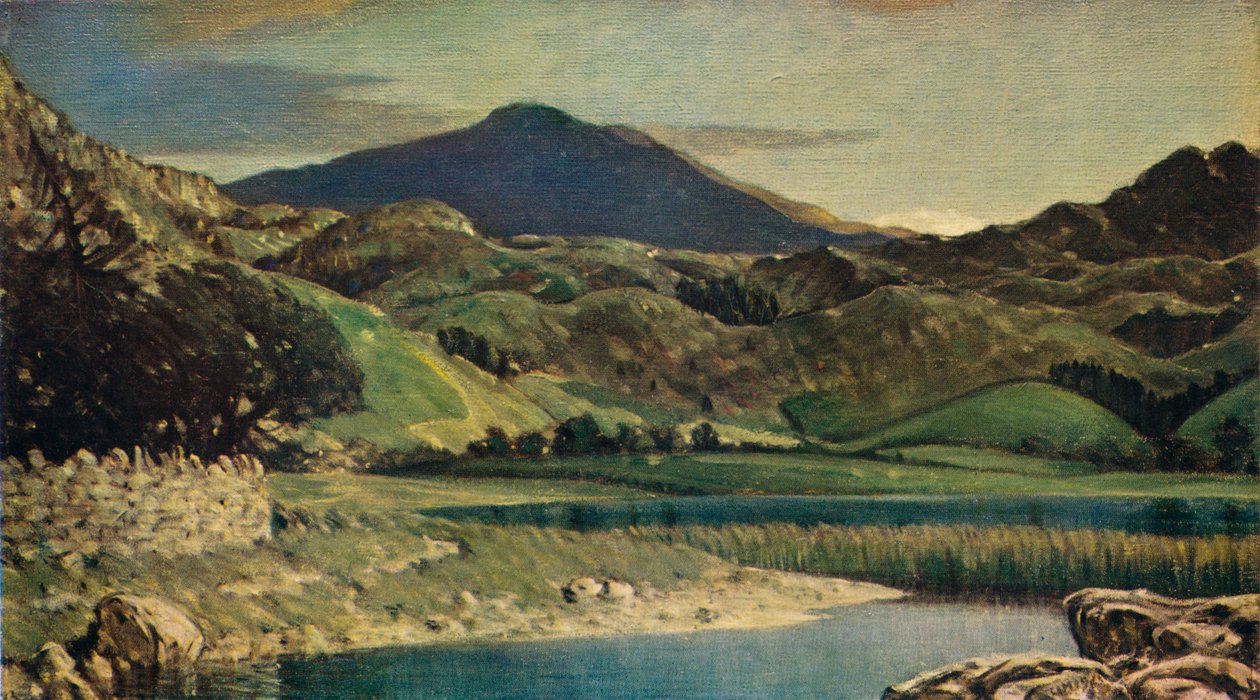 Watendlalh Tarn, nära Kewsick, 1919 1931 av Charles John Holmes