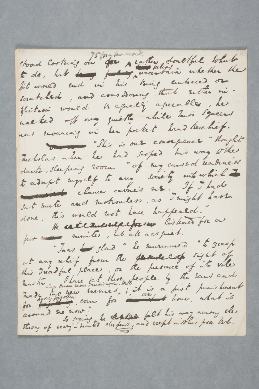 Originalmanuskript av ett kapitel av Nicholas Nickleby, 1838 (penna och bläck på papper) av Charles John Huffam Dickens