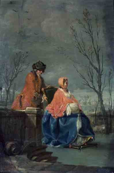 Vinter (förrestaurering, se 132009 för efterrestaurering) av Charles Joseph Flipart