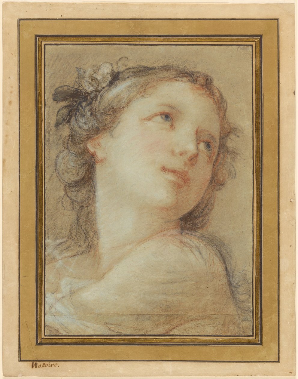 Chef för en Bacchante av Charles Joseph Natoire