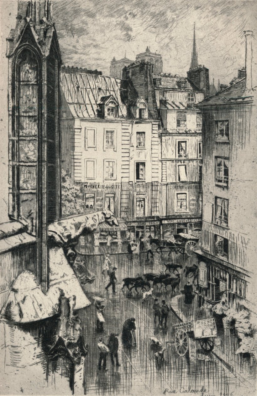 Galandegatan, 1915 av Charles Jouas