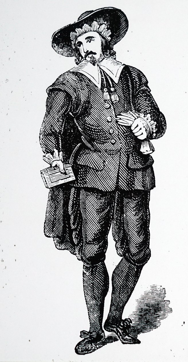 Man i puritansk klänning av Charles Knight