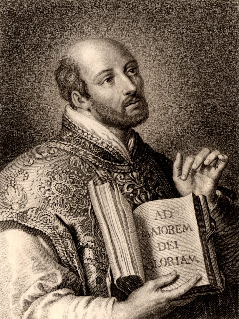 Porträtt av Ignatius Loyola av Charles Knight