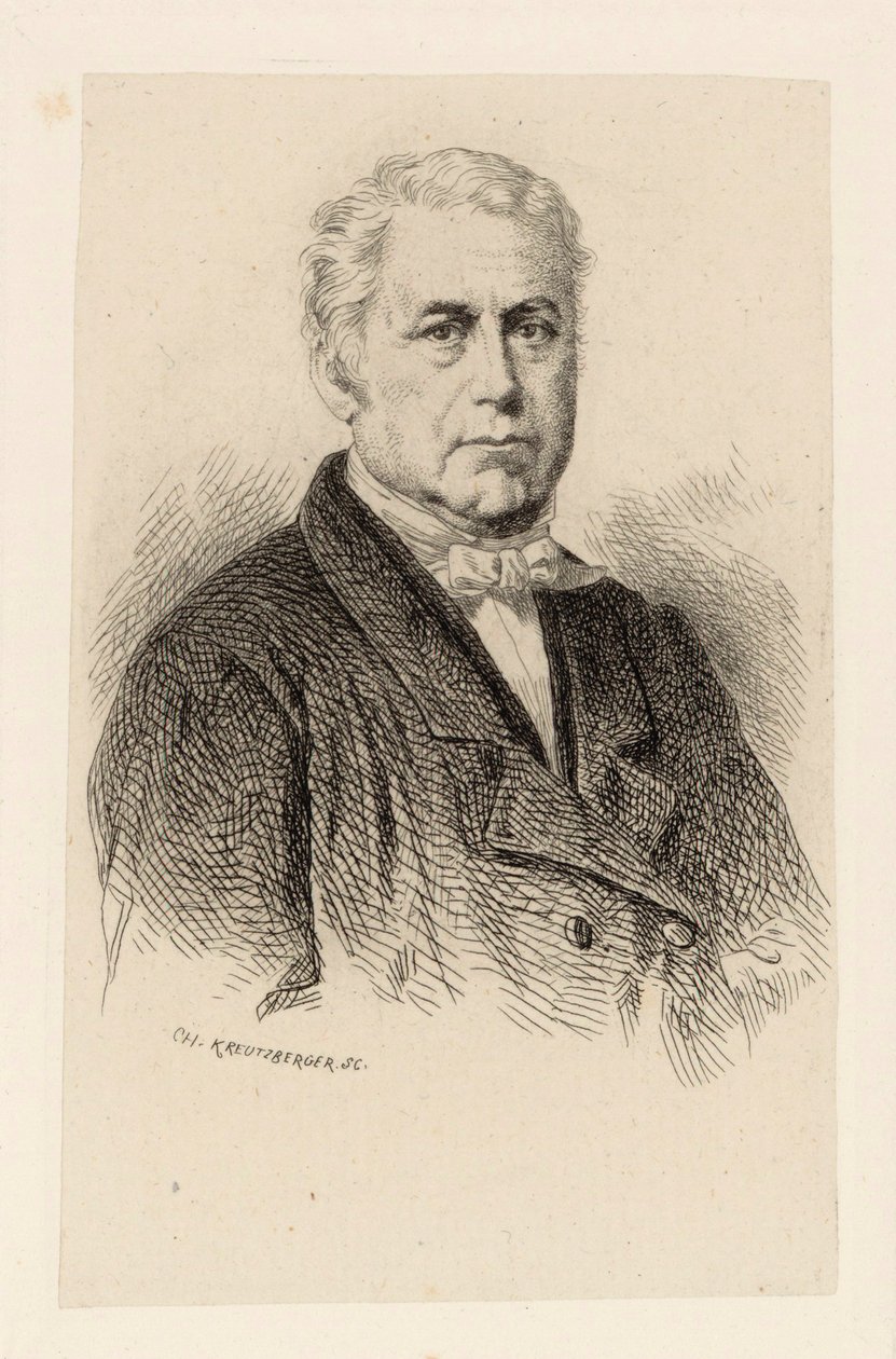Porträtt av kompositören Wilhelm Kienzl 1857-1941. av Charles Kreutzberger