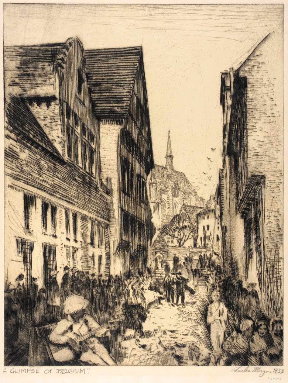En glimt av Belgien, Chicagomässan av Charles L. Morgan