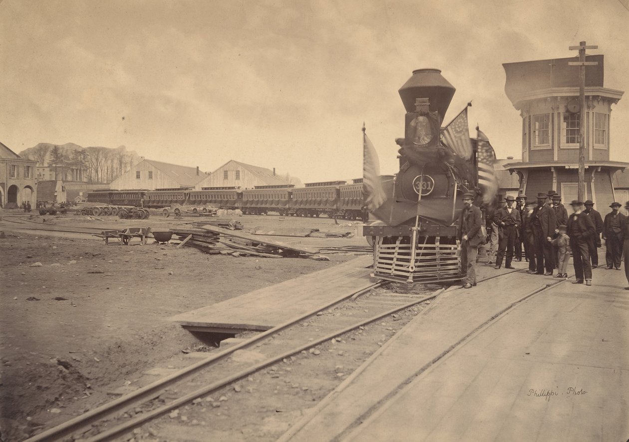 Lincoln Funeral Train, Philadelphia, 22-24 april 1865. av Charles L. Philippi