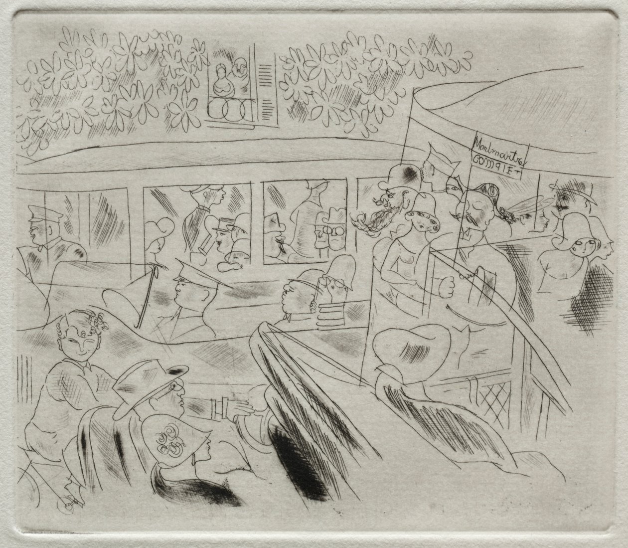 Trafik, Montmartre av Charles Laborde