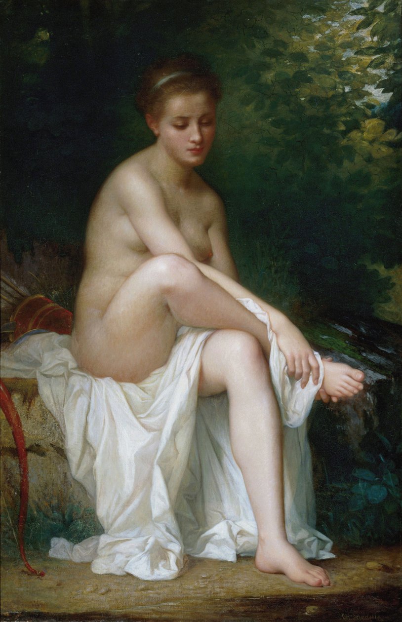 Ismenie, Dianas nymf av Charles Landelle