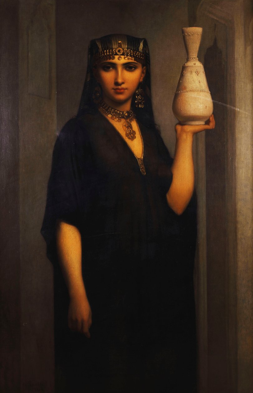 bondkvinna; Femme Fellah, 1869 av Charles Landelle