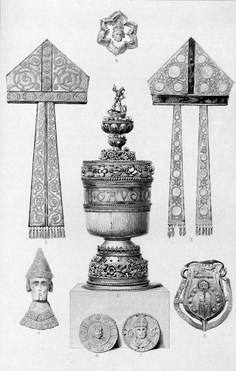 Reliker associerade med Thomas A Becket, 1886 av Charles Lawrie