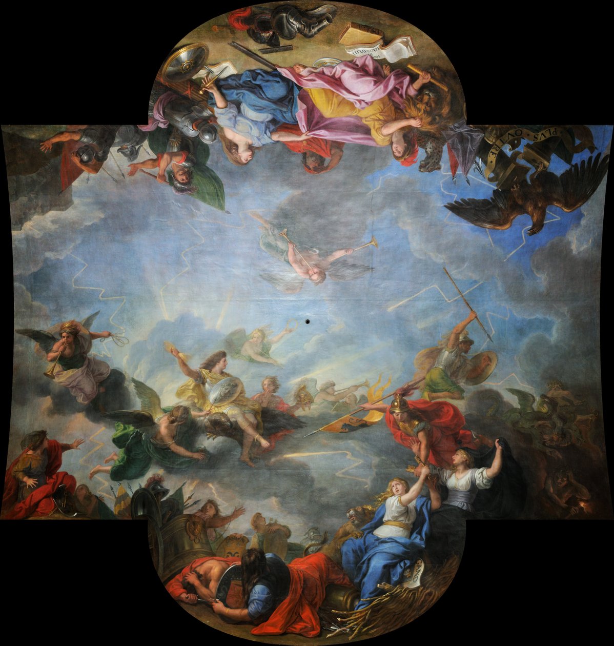 Erövringen av staden och citadellet Gent på sex dagar, 1678 av Charles Le Brun