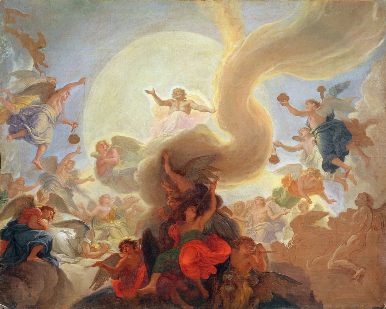 Hosianna (takprojekt för kapellet i Versailles) av Charles Le Brun
